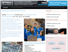 Tablet Screenshot of forum-entreprises-lyon.epitech.eu